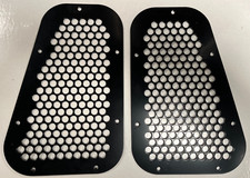 Black wing top vent grilles for Land Rover Defender (Powder Coated)