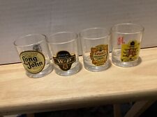 Set Of 4 Whiskey/ Shot Glasses Pre Owned Unboxed