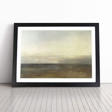 The Evening Star By Joseph Mallord William Turner Framed Canvas Wall Art Print