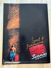 Vintage 1990's Sammies by Samsonite Suitcase Original Advert Advertising