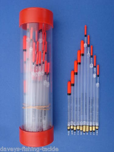 Mixed loaded waggler floats - mixed,