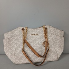 Michael Kors Jet Set Large Tote Bag Beige 35F8GTVE7B Shoulder -CP