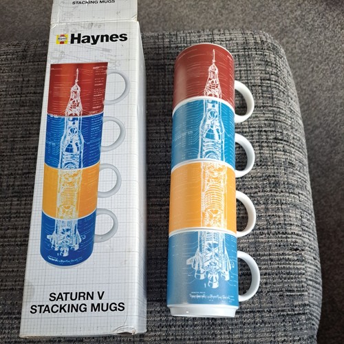 Haynes saturn stacking mugs - saturn,
