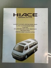 1992 TOYOTA HiAce Wagon Sales