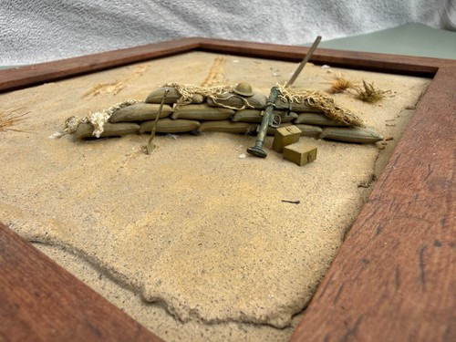 Diorama base sand bag - sand,