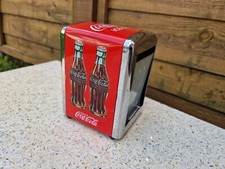 Coca-Cola Ice Coke Napkin Dispenser  Tin Table Advertising Retro Style 2012