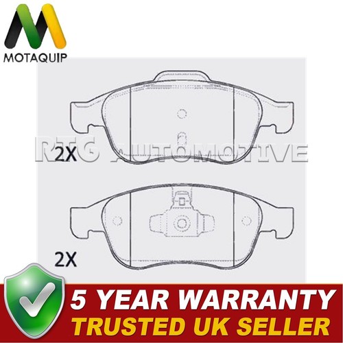 Motaquip front brake pads - front, set