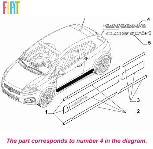Genuine fiat door - door, tailgate
