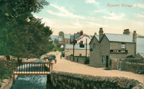 Dyserth village wales - wales, red