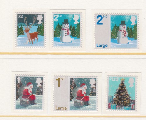 2006 christmas set of 6 - gb,