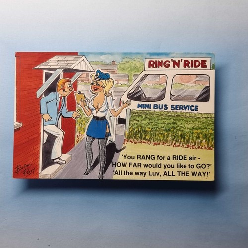 Comic postcard c1985 - postcard,