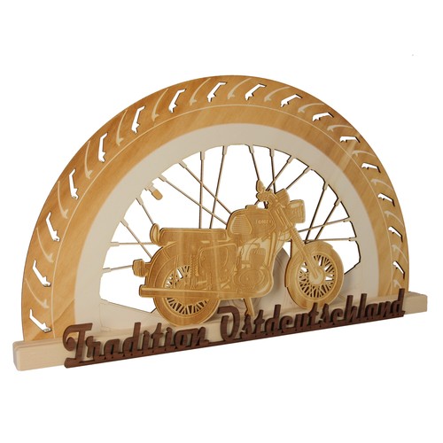 Schwibbogen wood illuminated - wood,