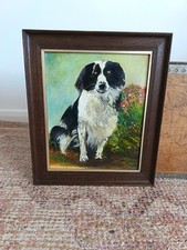 Vintage Black & White Sheepdog