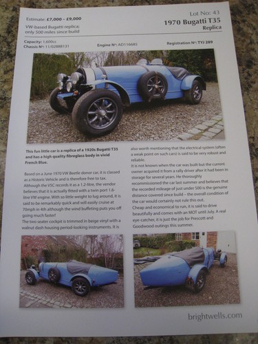 1970 bugatti based - 1970,