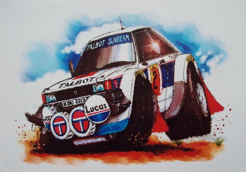 Talbot sunbeam rally - talbot,