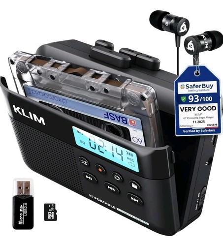 Klim cassette tape player - cassette,