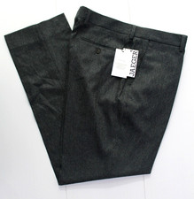 M & S Men's Jaeger Tailored Fit Pure Wool Trousers ~ Sizes 32 34 36 38 ~Charcoal