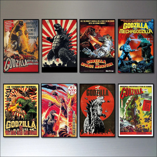 Vintage godzilla film poster - godzilla,