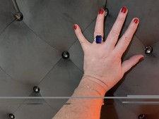 Thomas Sabo, RING WITH BLUE AND WHITE STONES SILVER, Size 52/ L1/2