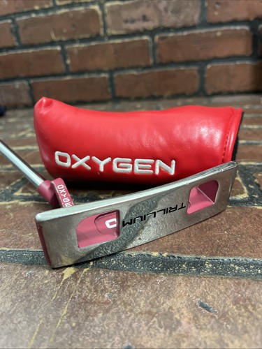 Oxygen trillium red putter - red, 34"