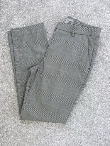 Slim leg plaid dress pants - slim,