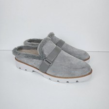 Vionic UK 6 Grey Suede Mules