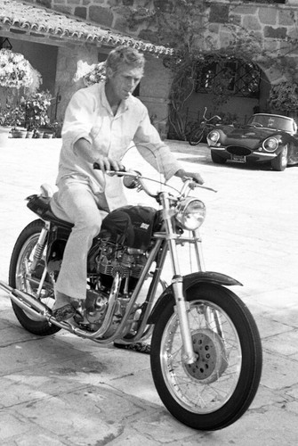 Steve mcqueen triumph - mcqueen,