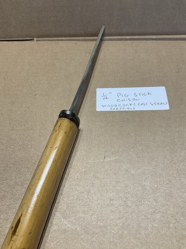 Boxwood handle pig stick - boxwood,