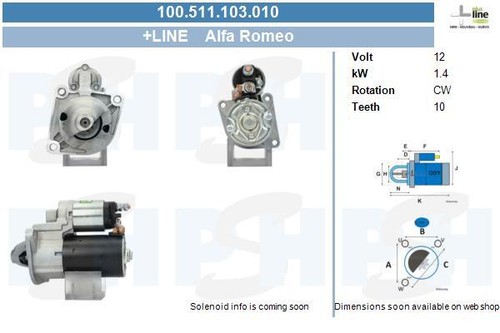 Starter for alfa - starter,