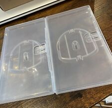 2 X Game case for PSP Sony retail UMD disc storage compatible clear