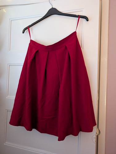 Red swing skirt - red, size