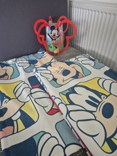 Mickey Mouse Curtains And Lamp