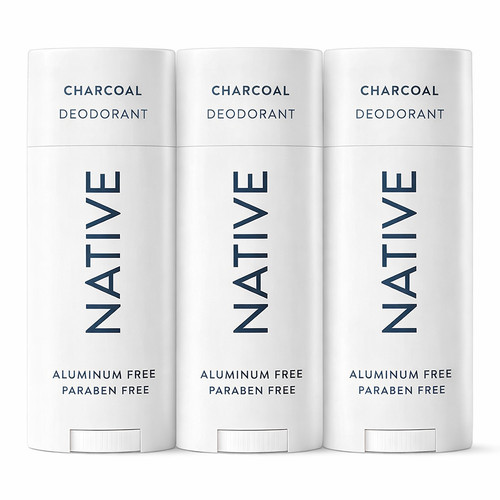 Native deodorant charcoal - 3x,