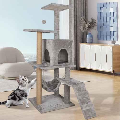 Large cat tree activity centre - activity,