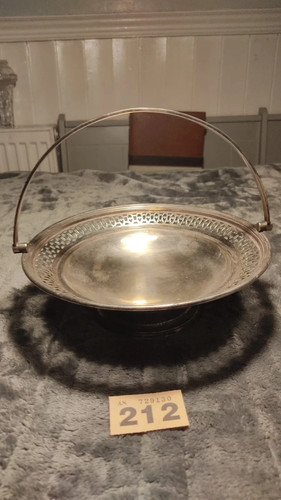 Vintage epns brass basket - epns,