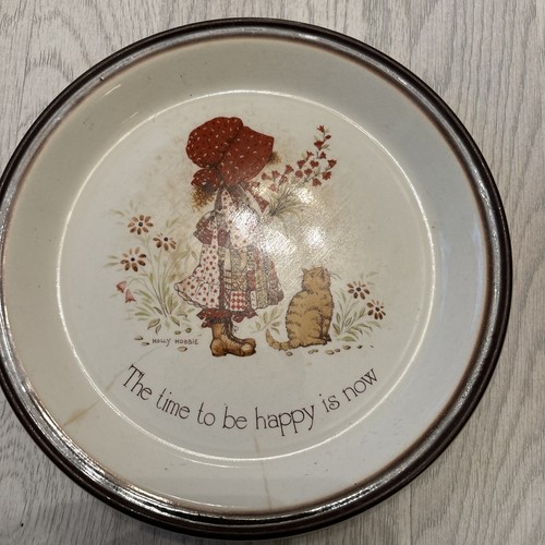 Vintage holly hobbie plate - 10",