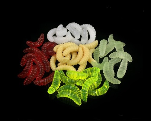 20pcs imitation fake maggots - 20pcs,