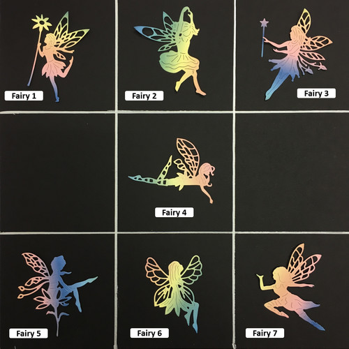 Fairy die cuts styles - die,