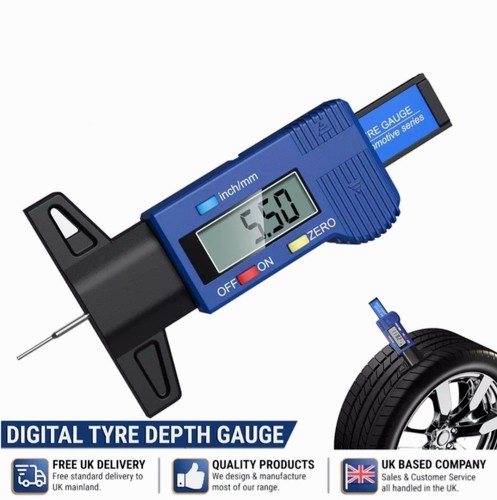 Digital tyre depth gauge tread - gauge,
