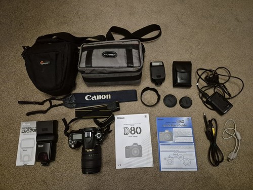 Nikon d80 dslr camera bundle - d80,