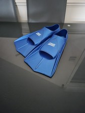 Zoggs Bluefin Silicone Short Blade Swim Training Fins-UK Size 7-8,EU Size 41-42 