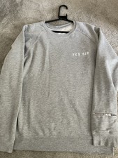 ZOE KARSSEN Grey ‘Yes Sir’ Sweatshirt, Size M