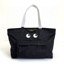 Women Black Fashion Big Eye Cute Tote Bag Pac-Man Shopping Bag Casual Mom Bag