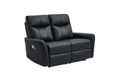 LAZY BOY BLACK BONDED RECLINER
