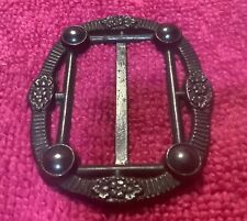 Vintage Metal buckle or cape/shawl claspIng shoulder brooch.