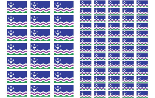Exmoor flag stickers - exmoor,