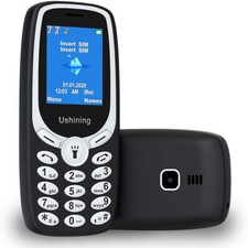 Ushining 2G Unlocked Mobile Phone Dual Sim Easy to Use Big Button for Elderly
