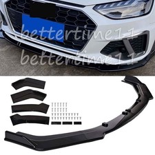 UK Black Front Bumper Lip