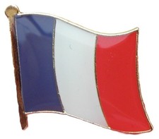 France French Flag Pin Badge
