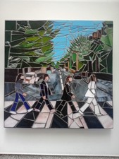 Glass Mosaic Wall Art Beatles